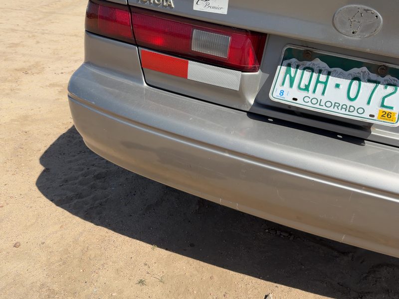 1997-1999 Toyota Camry Rear Bumper Assembly