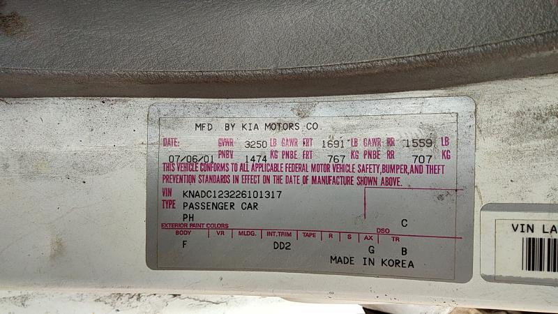 2002 Kia Rio Vehicle Unit Complt.