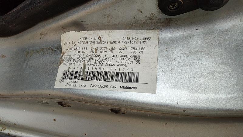 2004 Mitsubishi Eclipse Vehicle Unit Complt.